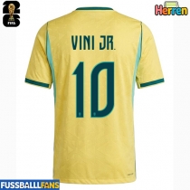 Brasilien Vinicius Junior #10 Heimtrikot EM 2024 Kurzarm